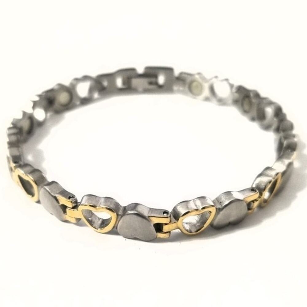 316L Stainless Steel‎ magnetic bracelet tarnish resistant hypoallergenic 7.5
